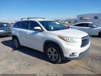  Salvage Toyota Highlander