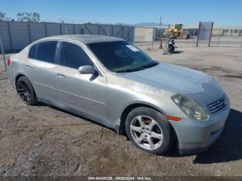  Salvage INFINITI G35