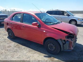  Salvage Chevrolet Aveo