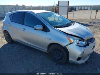  Salvage Toyota Prius c