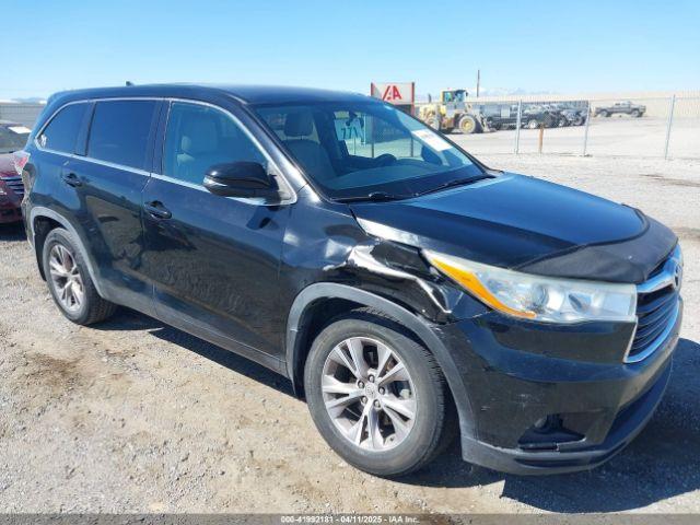  Salvage Toyota Highlander