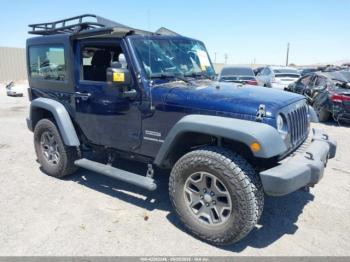  Salvage Jeep Wrangler