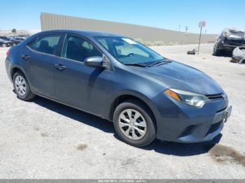  Salvage Toyota Corolla