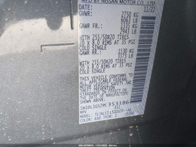 INFINITI Qx Sensory Awd Image 15